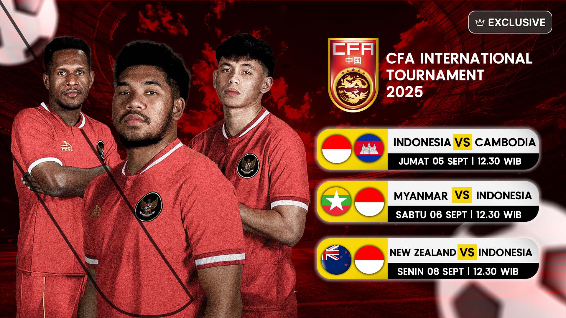 CFA International Tournament: Indonesia vs Cambodia Banner