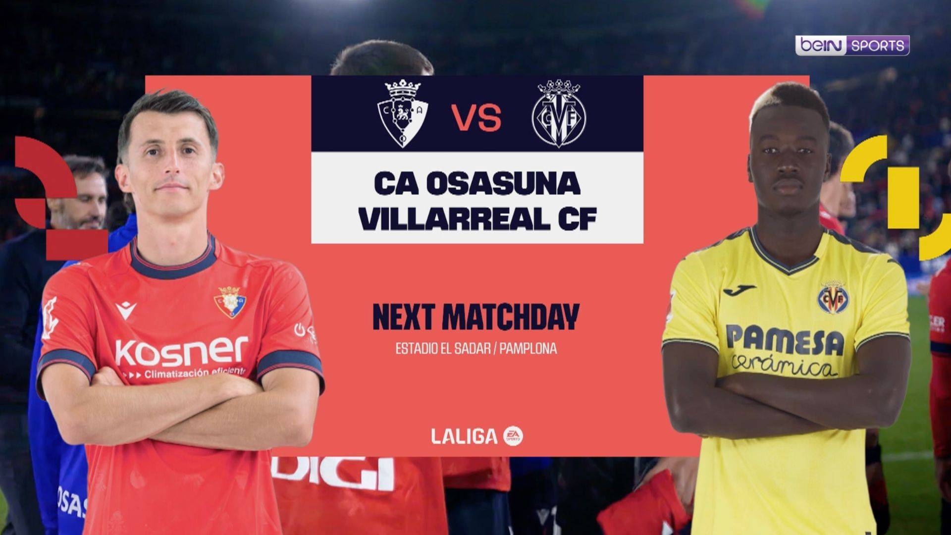 VISION+ - La Liga 2024 - Schedule / S1 E20 Osasuna vs Villareal