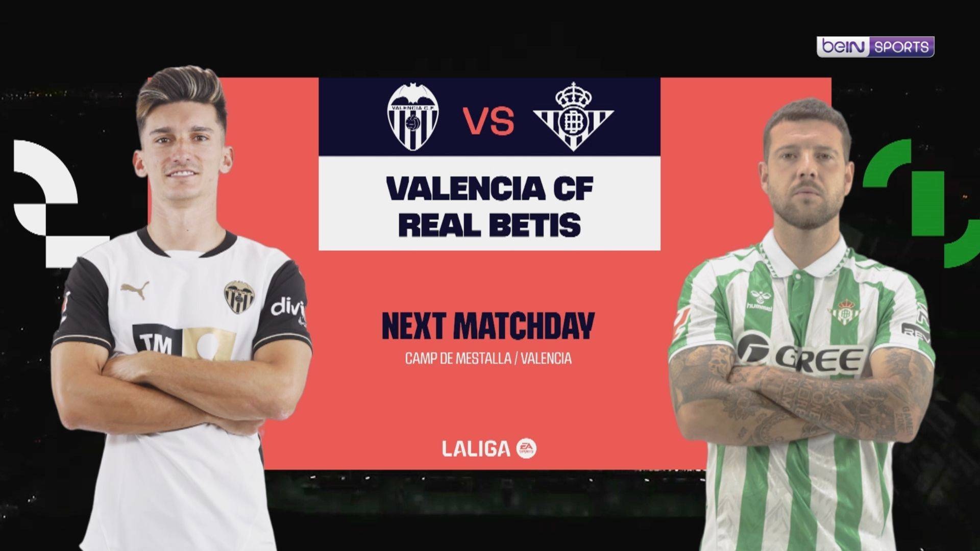 VISION+ - La Liga 2024 - Schedule / S1 E22 Valencia vs Real Betis